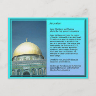 Religion, Visitors to Jerusalem Postcard