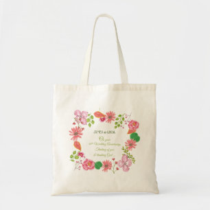 Religious 40th Wedding Anniversary Flowers Tote Bag