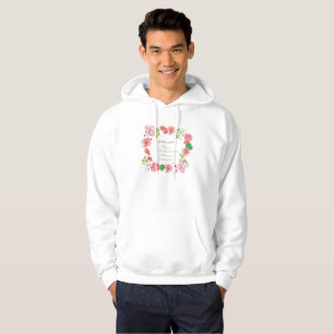 Religious 65th Wedding Anniversary Flowers Hoodie