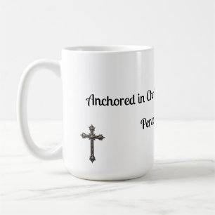 Religious Anchored in Christ Mug