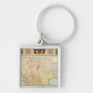 Religious and Secular Figures of Mexico Key Ring