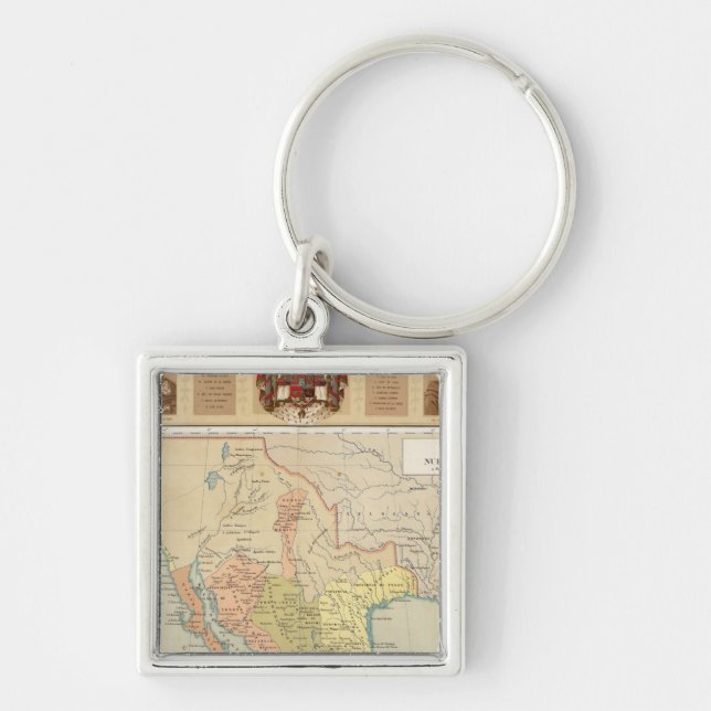 Religious and Secular Figures of Mexico Key Ring (Front)