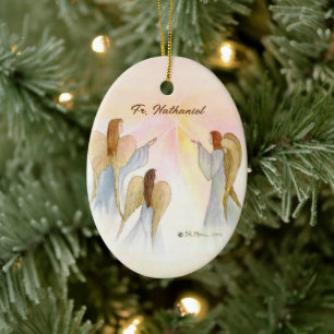 Religious Angels Personalised Ceramic Ornament
