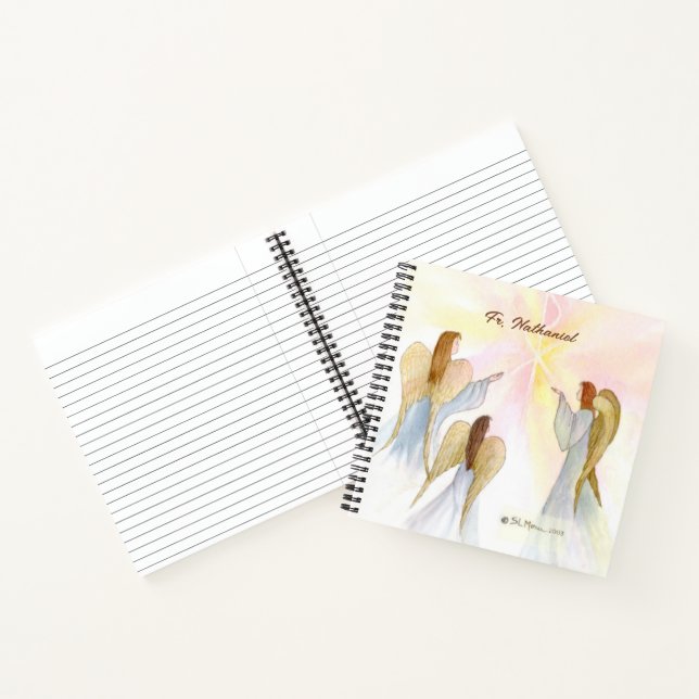 Religious Angels Personalised Notebook (Inside)