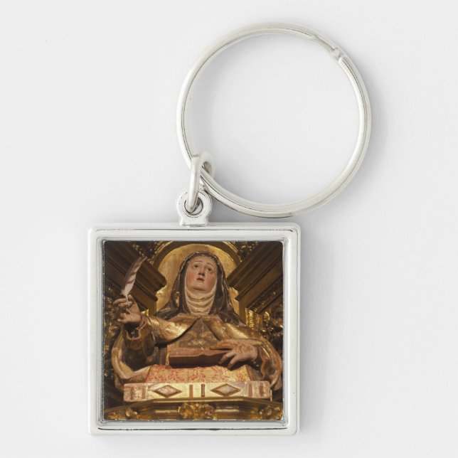 Religious art representing Santa Teresa Key Ring (Front)