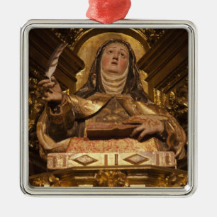 Religious art representing Santa Teresa Metal Ornament