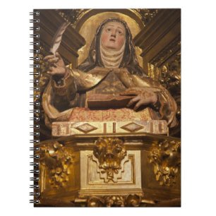 Religious art representing Santa Teresa Notebook