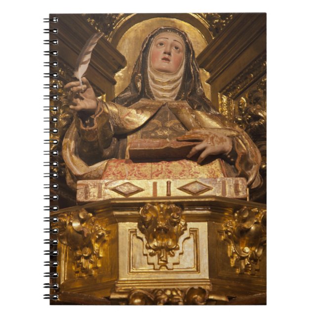 Religious art representing Santa Teresa Notebook (Front)