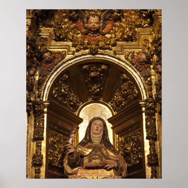 Religious art representing Santa Teresa Poster (Front)