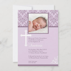 Religious Baptism Invitations