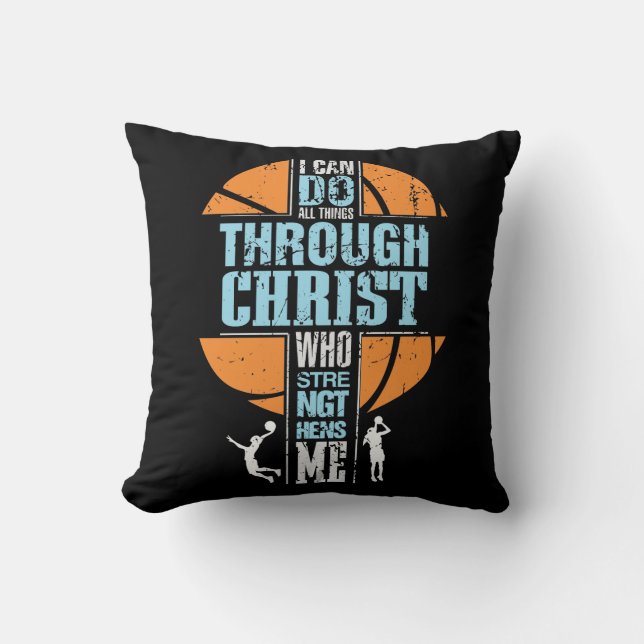 Religious Basketball Player Philippians 4:13 Chris Cushion (Front)