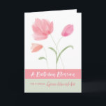 Religious Birthday Granddaughter Blessing Pink Card<br><div class="desc">Beautiful and lovely pink flowers are on the front of this religious card designed to greet your granddaughter on her birthday and wish her blessings and special joys.</div>