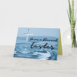 Religious Blessed  Easter Card