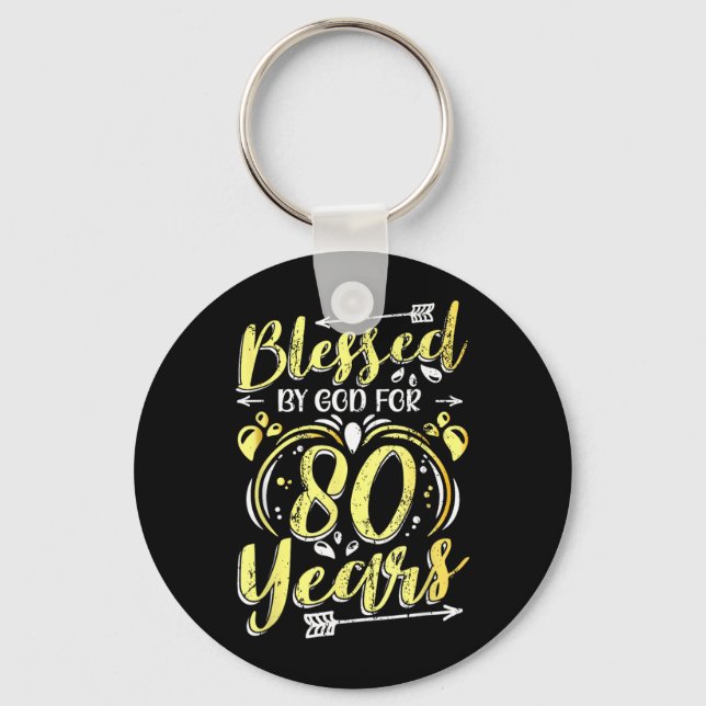 Religious Blessed Key Ring (Front)