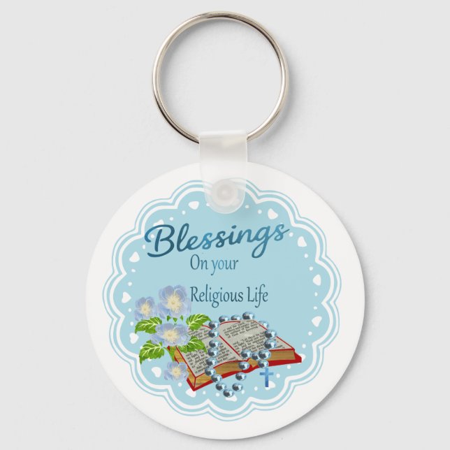 Religious blessings  key ring (Front)