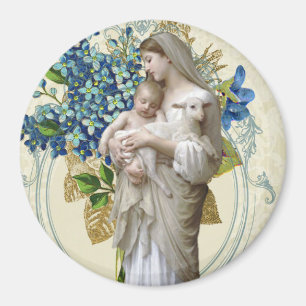Religious Catholic Blessed Virgin Mary Jesus Magnet