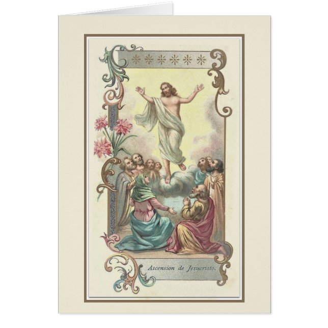Religious Catholic Feast of Ascension of Jesus (Front)