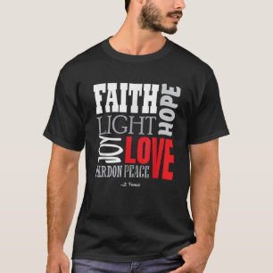 Religious Catholic Prayer Peace Gift Saint Francis T-Shirt