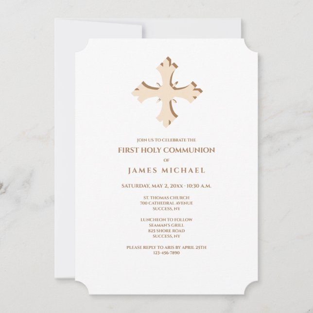 Religious Celebration Invitation (Front)