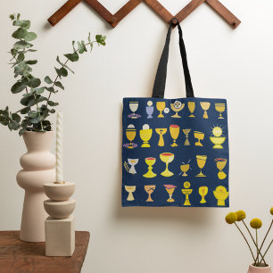 Religious Chalices Tote Bag