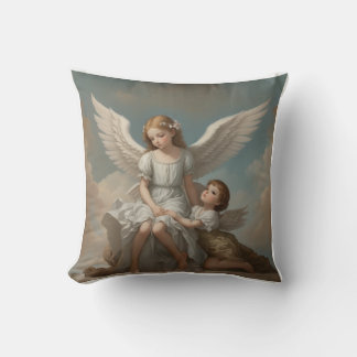 Religious Child Angels Pillow