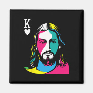 Religious Christian Believers Jesus Christ Is King Magnet