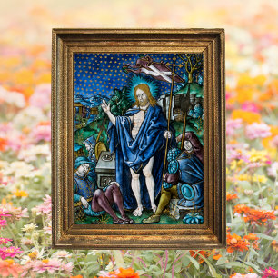 Religious Christian Catholic Easter Resurrection Poster