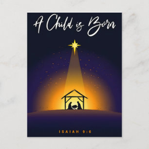 Religious Christian Christmas-Faithful Holiday Ble Postcard
