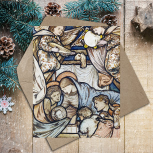 Religious Christian Christmas Nativity Burne-Jones Holiday Postcard
