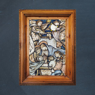 Religious Christian Christmas Nativity Burne-Jones Poster