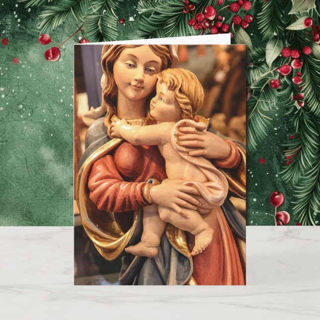 Religious Christmas Card Personalise Text Greeting (Creator Uploaded)
