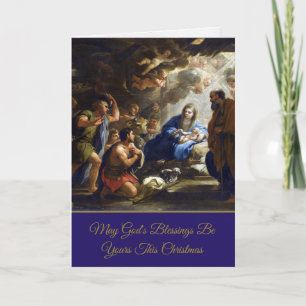 Religious Christmas Cards   God's Blessings