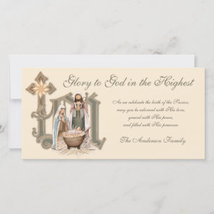 Religious Christmas Holy Family Jesus Mary Joseph 