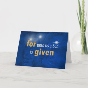 Religious Christmas Love Holiday Card