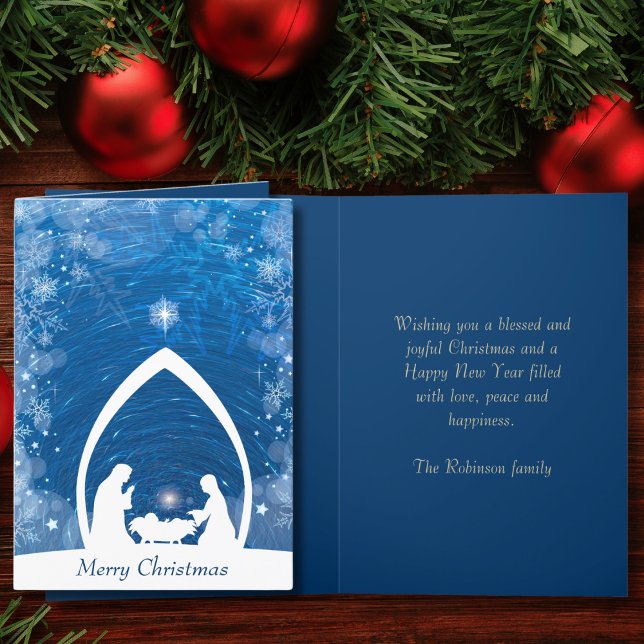 Religious Christmas Nativity  Holiday Card (Creator Uploaded)