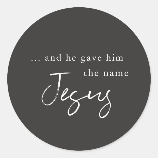 Religious Christmas Sticker (Front)