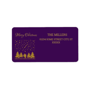 Religious Christmas Virgin Mary, St. Joseph, Jesus Label