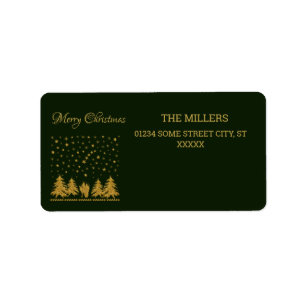 Religious Christmas Virgin Mary, St. Joseph, Jesus Label