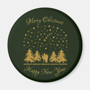 Religious Christmas Virgin Mary, St. Joseph, Jesus Magnet