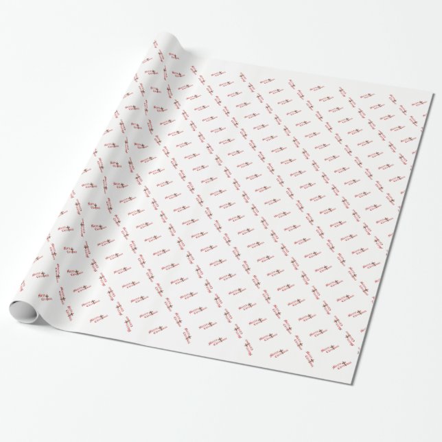 Religious Christmas  Wrapping Paper (Unrolled)