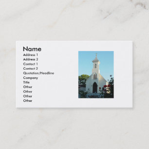 Religious Church Business Card
