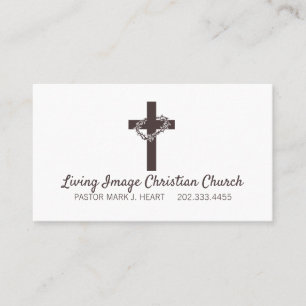 Religious Church Christianity Religion Pastor Business Card