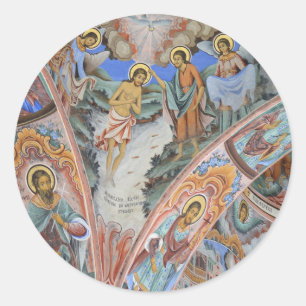 Religious Church Painting Photo Stickers