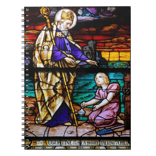 Religious Church Stained glass Notebook (Front)
