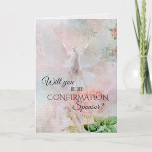 Religious Confirmation Sponsor Request Invitation