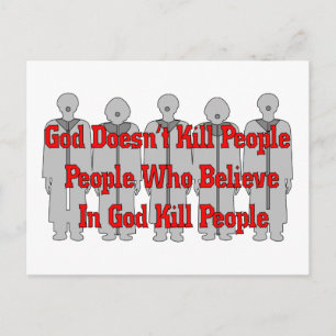 Religious Crazies Postcard