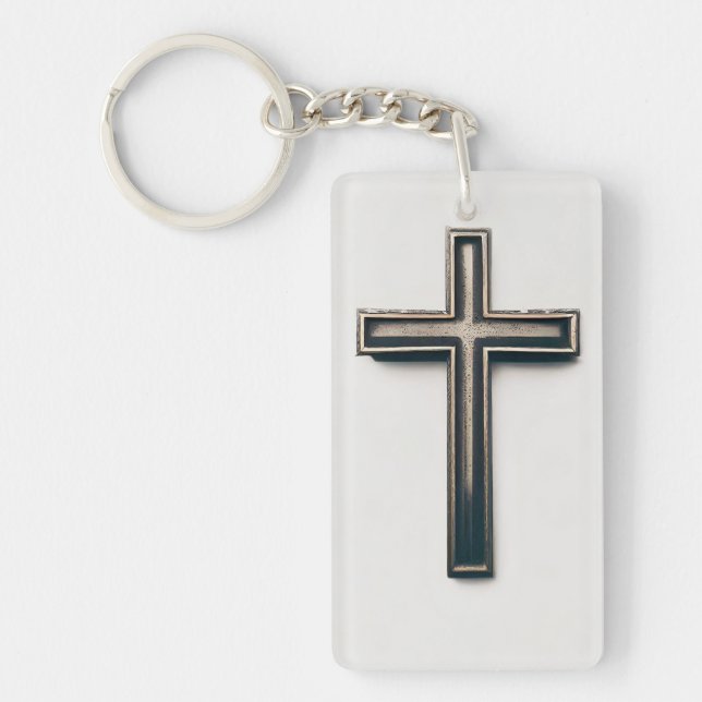 Religious Cross Key Ring (Front)