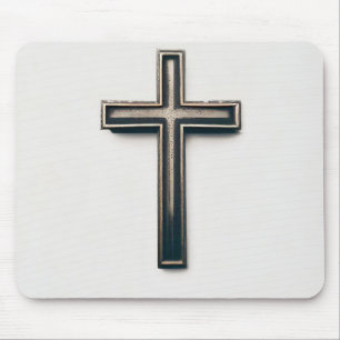 Religious Cross Mouse Pad