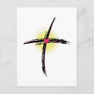 Religious Cross Postcard
