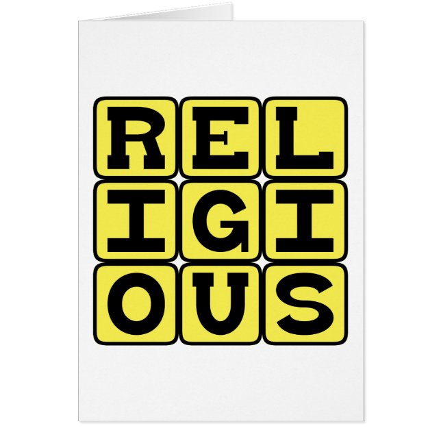 Religious, Devout Believer (Front)